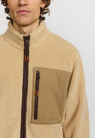 Revolution Pocket Teddy Jacket Fleece Offwhite