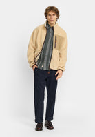 Revolution Pocket Teddy Jacket Fleece Offwhite