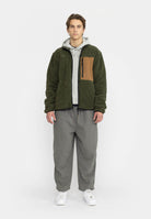 Revolution Pocket Teddy Jacket Fleece Army
