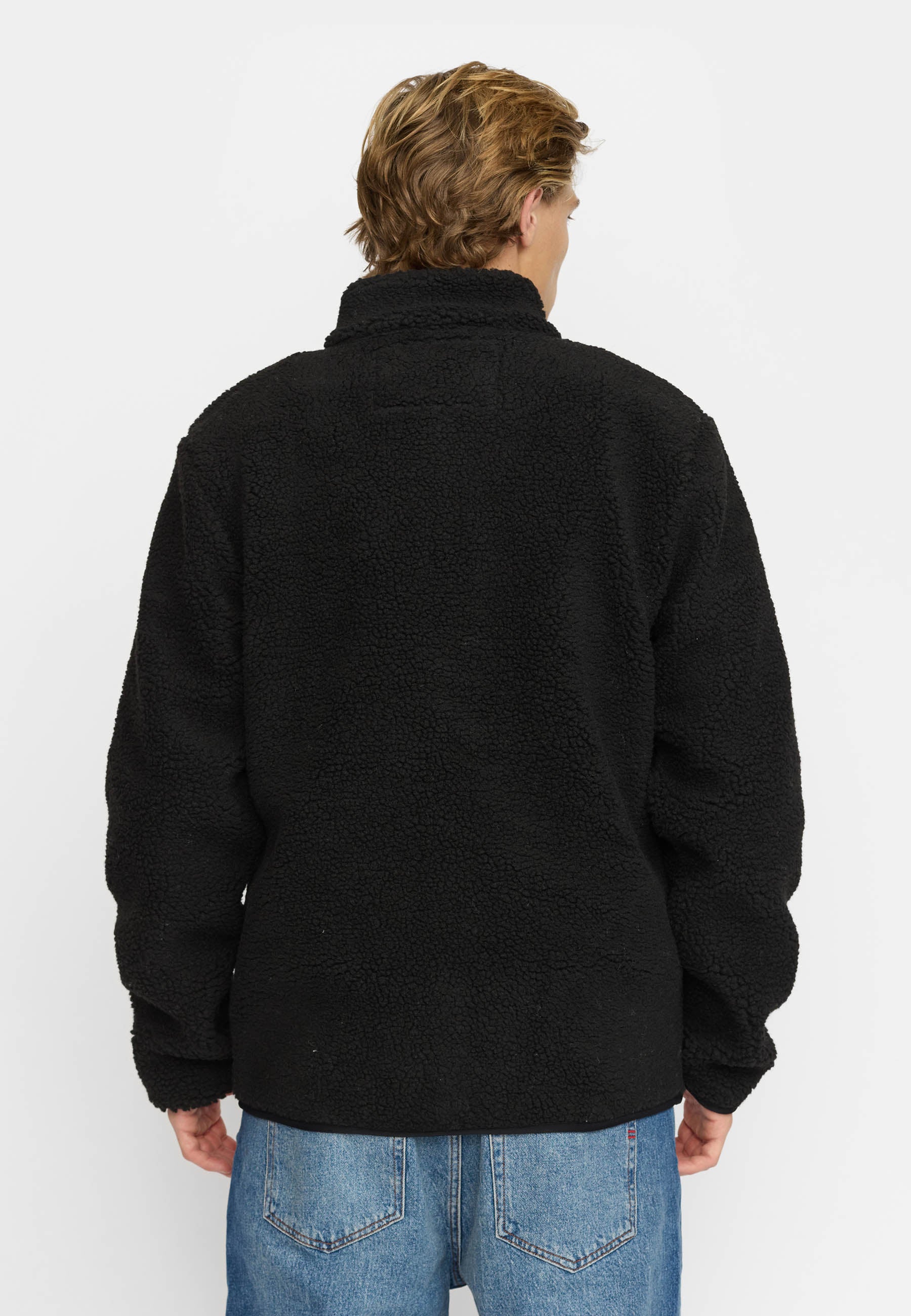 Revolution Pocket Teddy Jacket Fleece Black