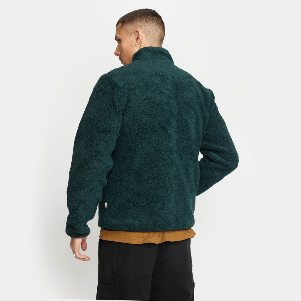 Revolution Pocket Teddy Jacket Fleece Darkgreen