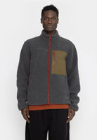 Revolution Pocket Teddy Jacket Fleece Darkgrey