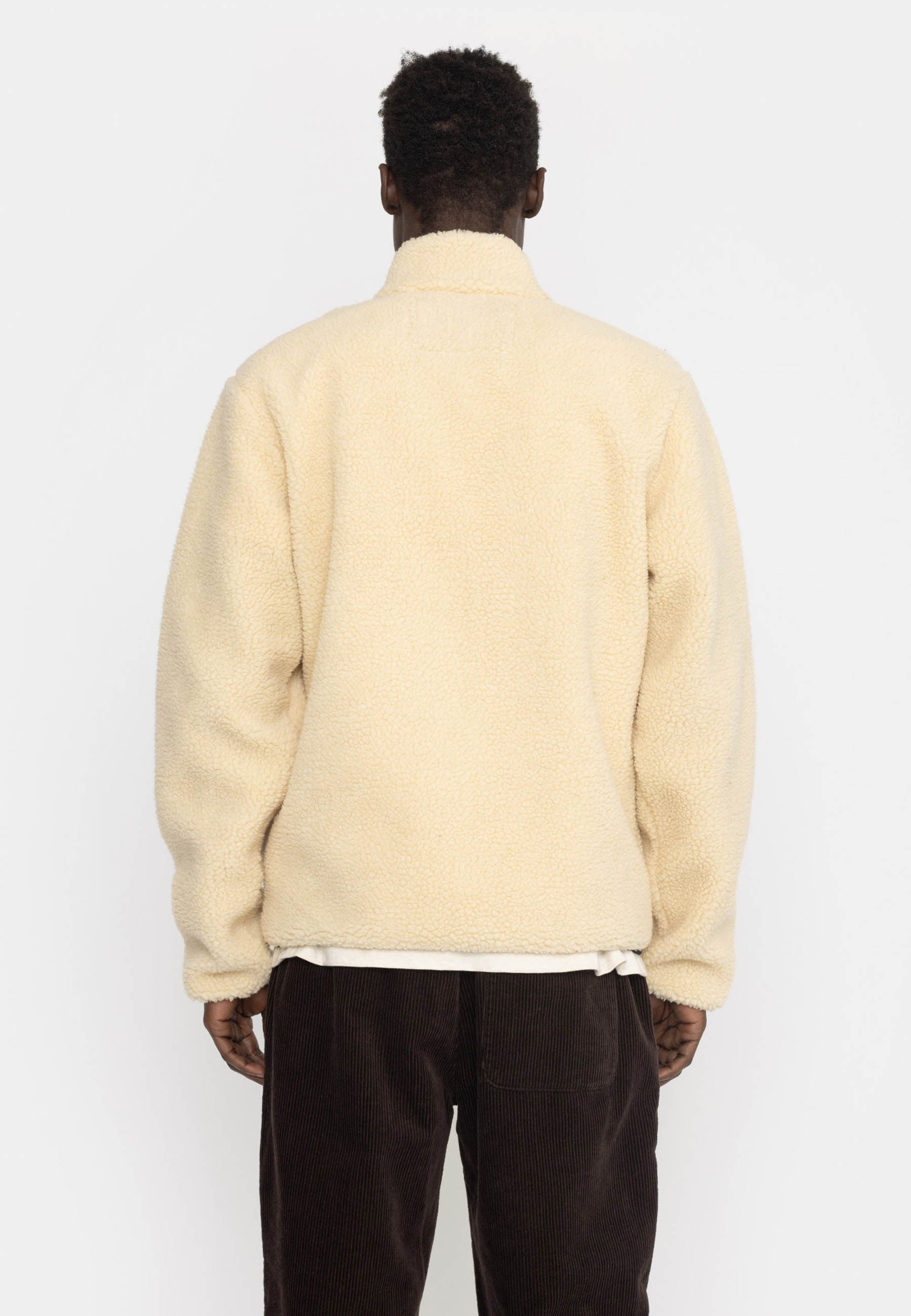 Revolution Pocket Teddy Jacket Fleece Offwhite