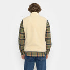 Revolution Pocket Teddy Vest Fleece Offwhite