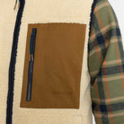 Revolution Pocket Teddy Vest Fleece Offwhite
