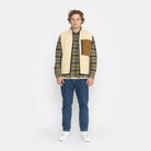 Revolution Pocket Teddy Vest Fleece Offwhite