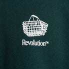 Revolution Printed Crewneck Sweatshirts Darkgreen