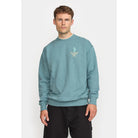 Revolution Printed Crewneck Sweatshirts Blue