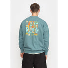 Revolution Printed Crewneck Sweatshirts Blue