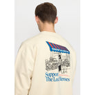 Revolution Printed Crewneck Sweatshirts Offwhite