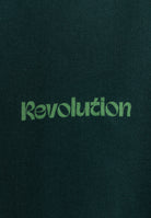 Revolution Printed Crewneck Sweatshirts Darkgreen