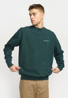 Revolution Printed Crewneck Sweatshirts Darkgreen