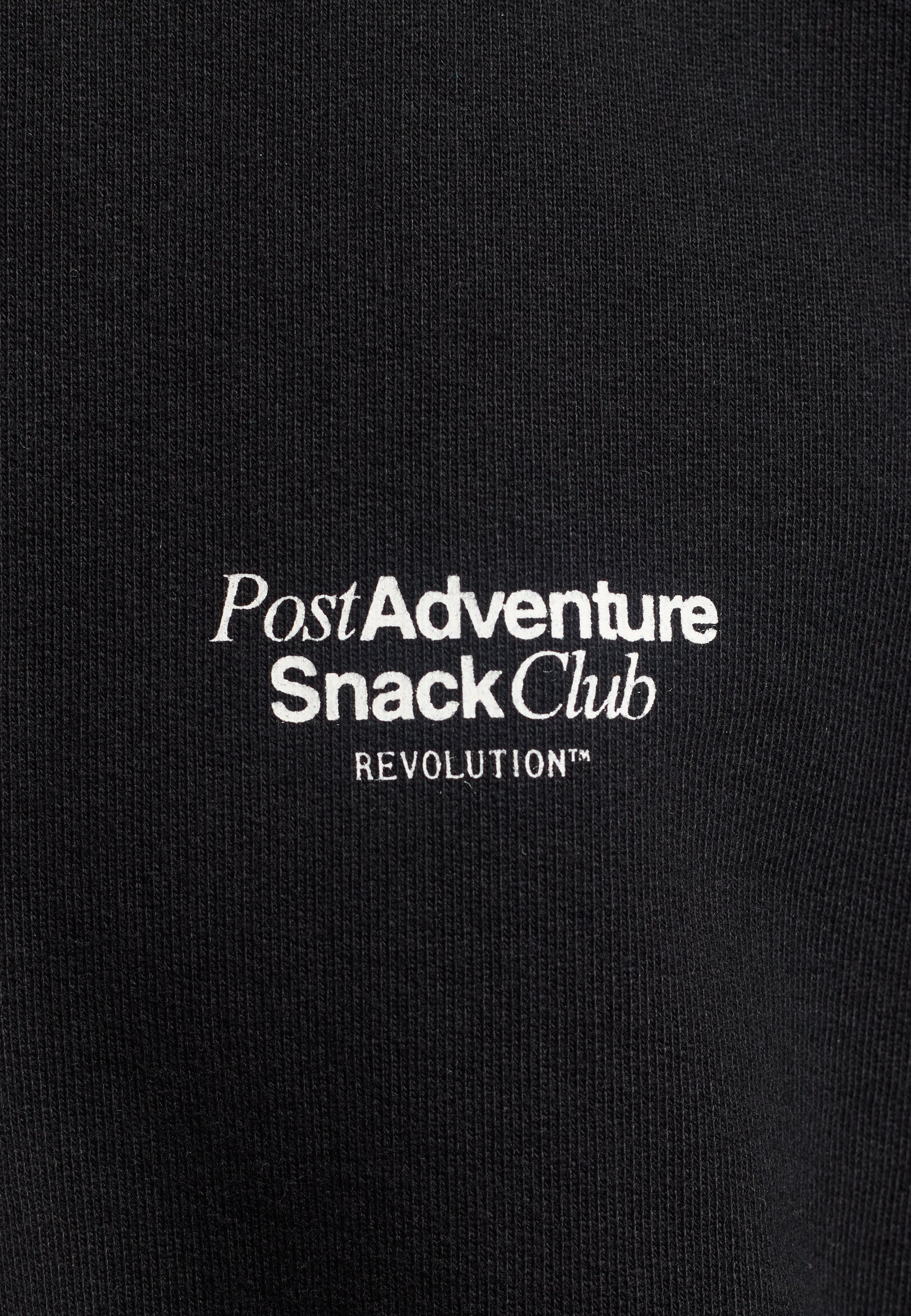 Revolution Printed Crewneck Sweatshirts Black