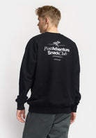 Revolution Printed Crewneck Sweatshirts Black
