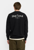 Revolution Printed Crewneck Sweatshirts Black