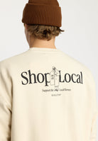 Revolution Printed Crewneck Sweatshirts Offwhite