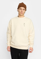 Revolution Printed Crewneck Sweatshirts Offwhite