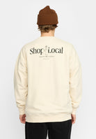 Revolution Printed Crewneck Sweatshirts Offwhite