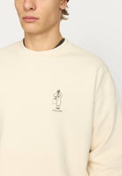 Revolution Printed Crewneck Sweatshirts Offwhite