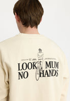 Revolution Printed Crewneck Sweatshirts Offwhite