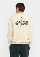 Revolution Printed Crewneck Sweatshirts Offwhite