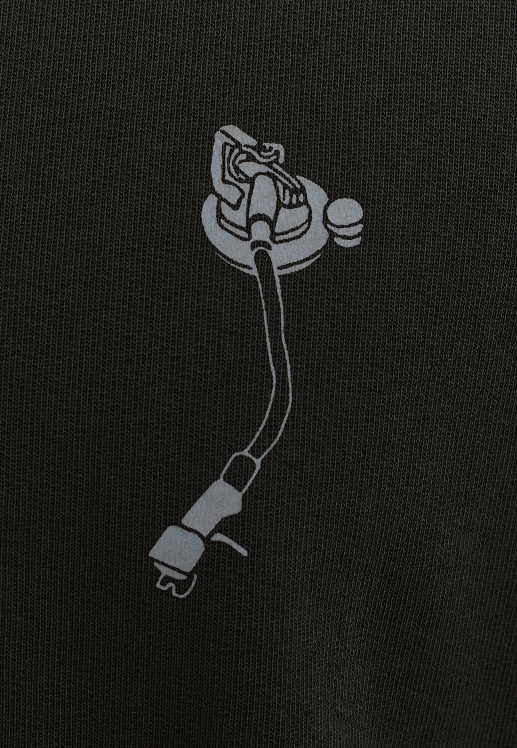 Revolution Printed Crewneck Sweatshirts Black