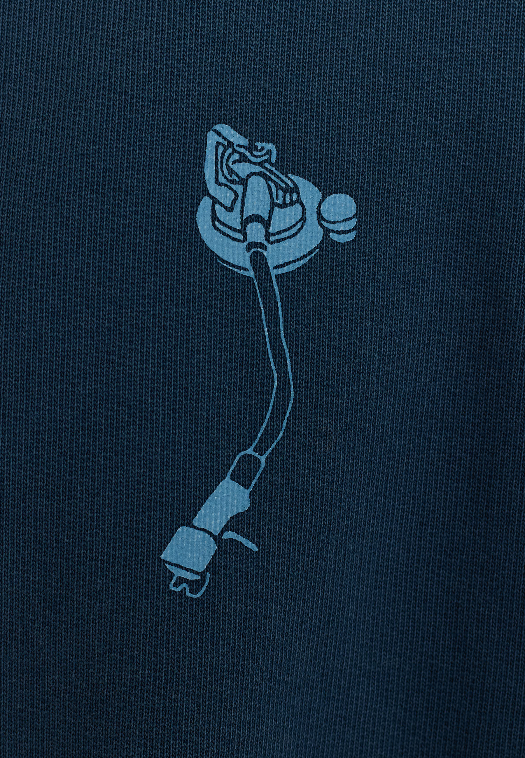 Revolution Printed Crewneck Sweatshirts Darkblue