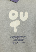 Revolution Printed Crewneck Sweatshirts Grey-melange