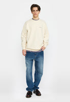 Revolution Printed Crewneck Sweatshirts Offwhite