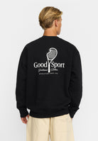 Revolution Printed Crewneck Sweatshirts Black