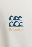 Revolution Printed Crewneck Sweatshirts Offwhite