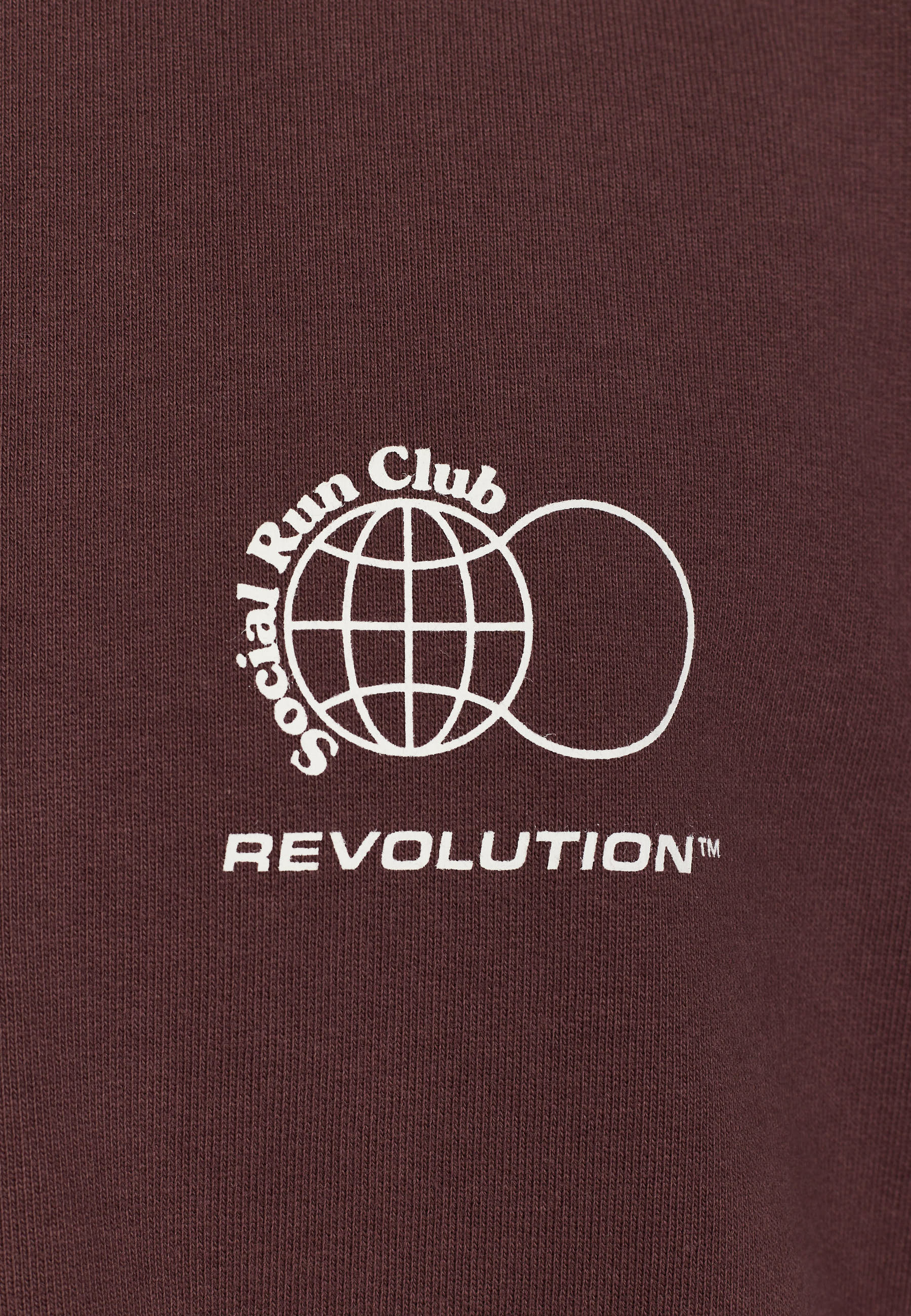 Revolution Printed Crewneck Sweatshirts Dustpurple