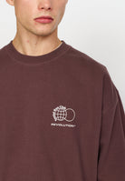 Revolution Printed Crewneck Sweatshirts Dustpurple