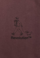 Revolution Printed Crewneck Sweatshirts Dustpurple