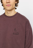 Revolution Printed Crewneck Sweatshirts Dustpurple