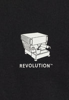 Revolution Printed Crewneck Sweatshirts Black