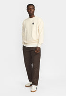 Revolution Printed Crewneck Sweatshirts Offwhite
