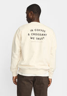 Revolution Printed Crewneck Sweatshirts Offwhite