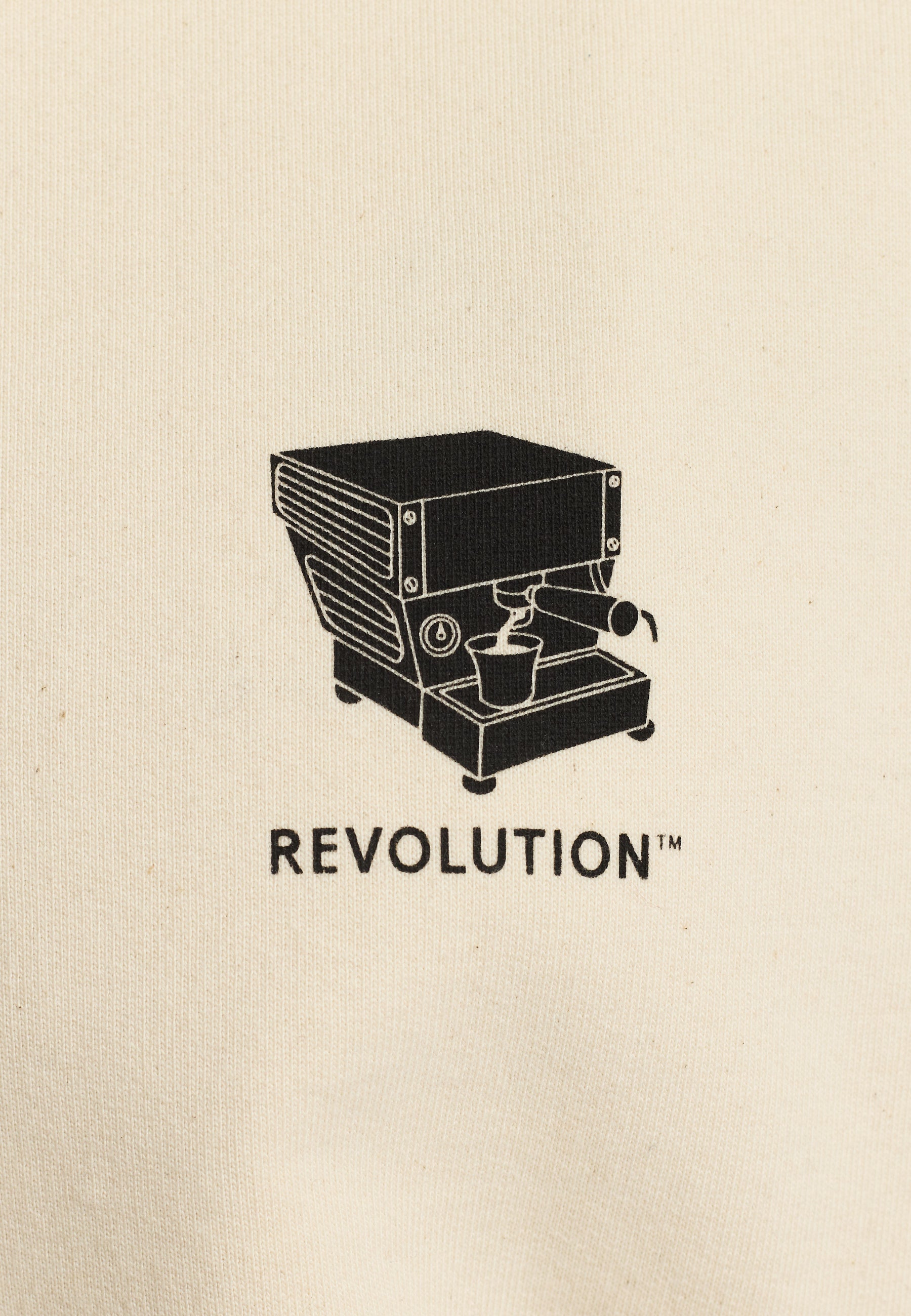 Revolution Printed Crewneck Sweatshirts Offwhite