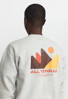 Revolution Printed Crewneck Sweatshirts Grey-melange