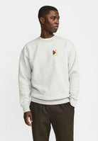 Revolution Printed Crewneck Sweatshirts Grey-melange