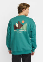 Revolution Printed Crewneck Sweatshirts Petrol