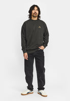 Revolution Printed Crewneck Sweatshirts Black