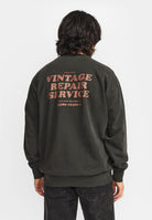Revolution Printed Crewneck Sweatshirts Black
