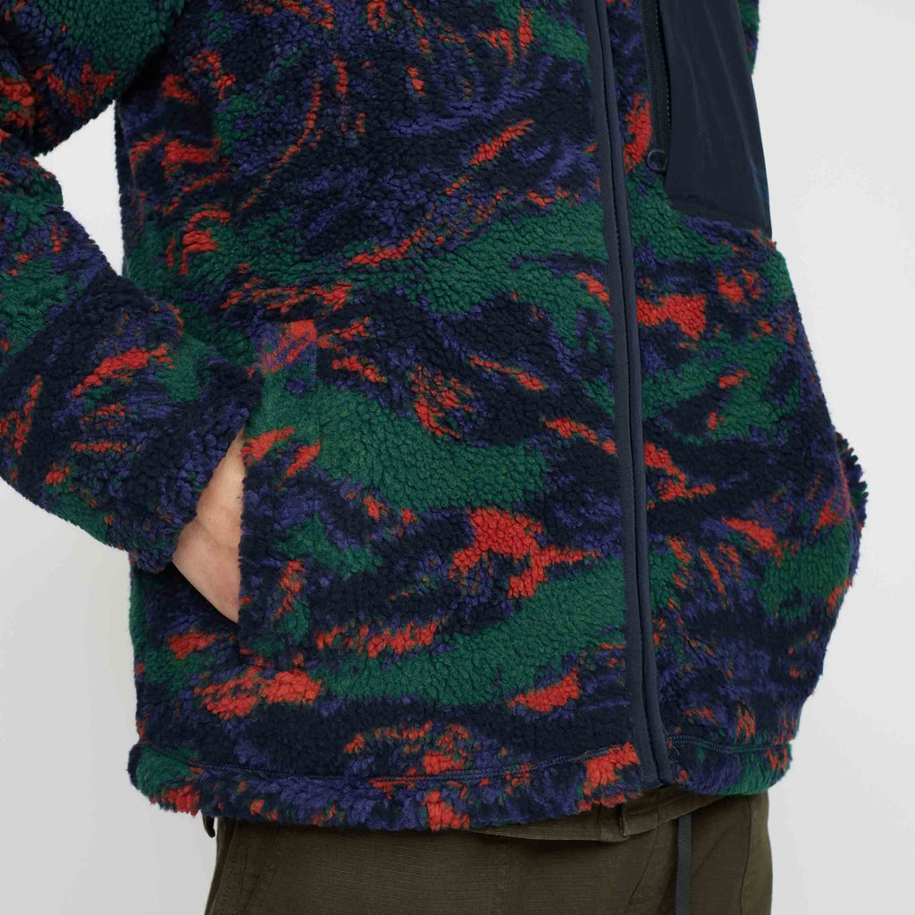 Revolution Printed Pocket Teddy Fleece Navy