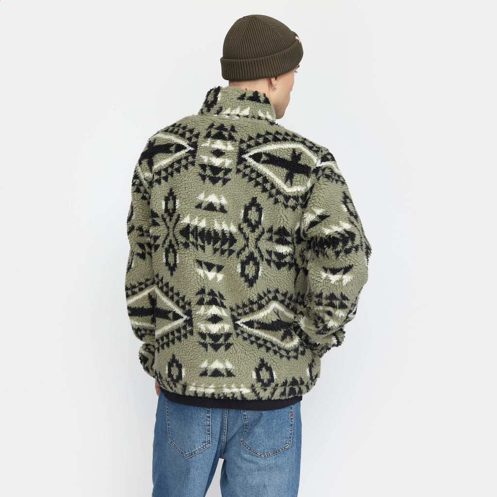 Revolution Printed Pocket Teddy Fleece Lightgreen