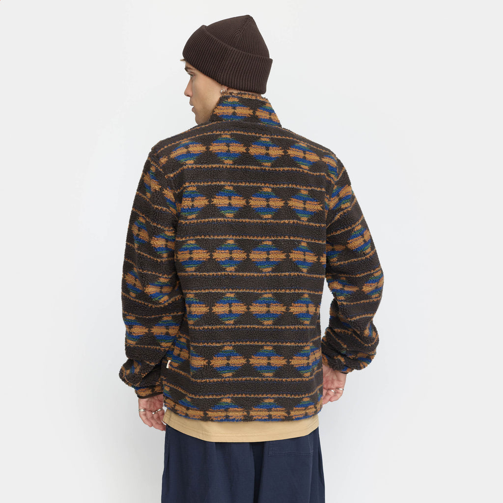 Revolution Printed Pocket Teddy Fleece Brown