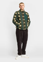 Revolution Printed Pocket Teddy Fleece Green