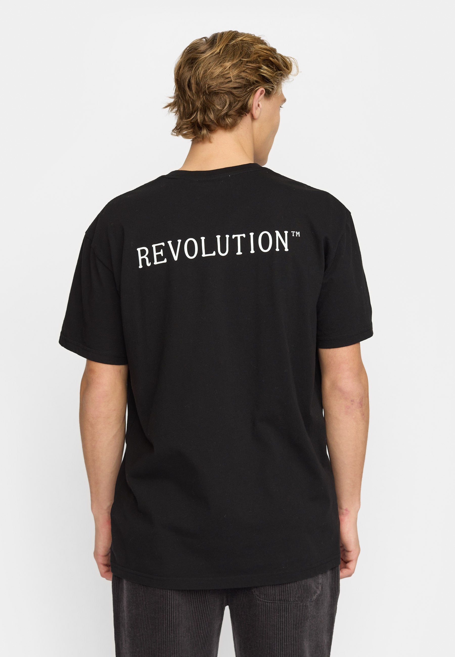 Revolution Printed T-shirt T-Shirts Black