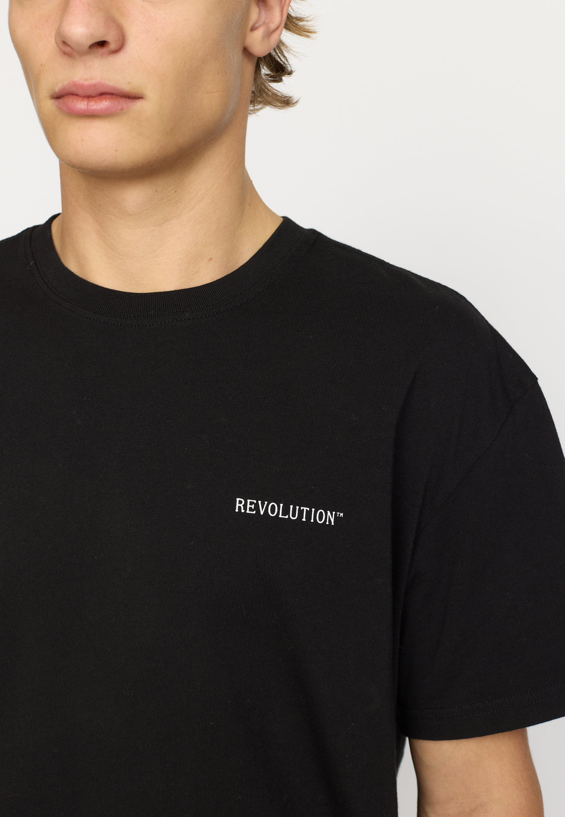 Revolution Printed T-shirt T-Shirts Black
